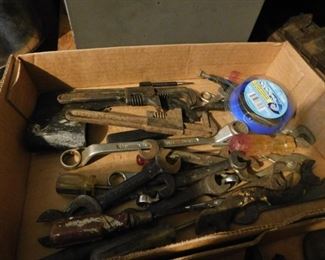 Assorted Old Tools and Wrenches