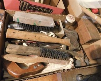 Axe and Wire Brushes