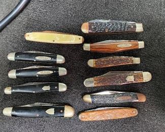 Old Pocket Knives(Schrade, Case XX, Robeson) 