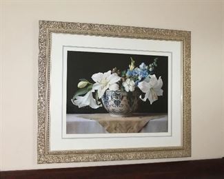 Large framed print