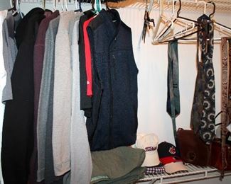 Some men's clothing and shoes