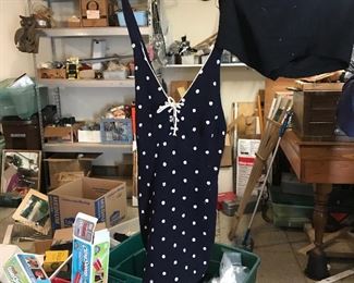 Vintage polka dot bathing suit