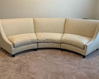 Oversized sectional sofa by Century approx 12’ wide 