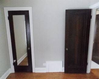 single panel vintage doors