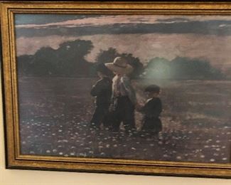 Children walking Print