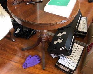 Round side table
