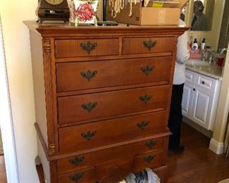 French Chest - loads of jewelry -