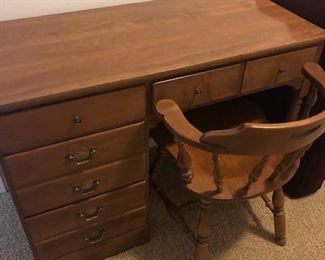 Ethan Allen desk. This item is listed for PRE-SALE. Contact us at 630-253-7141 for more information if wanting to purchase prior to the sale on March 6th and 7th.