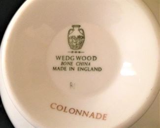 Wedgwood "Colonnade" bone china - made in England