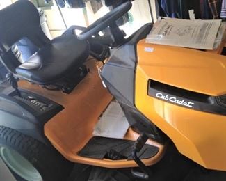 Cub Cadet mower  (used maybe 5 times)