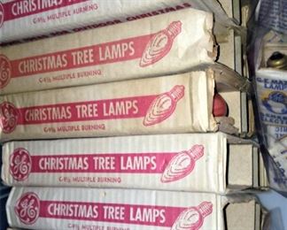 Christmas tree light bulbs