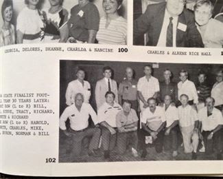 Tyler High Class of 1956 30th Anniversary Directory -1956 State Finalist Football Team - 30 years later