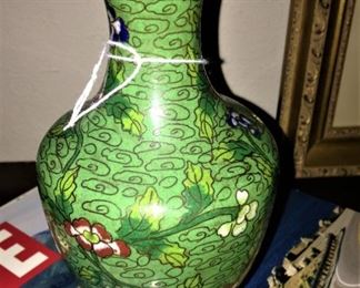 Cloisonne vase