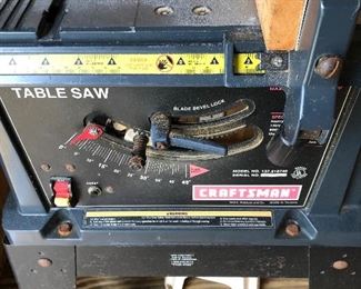 Craftsman Table Saw