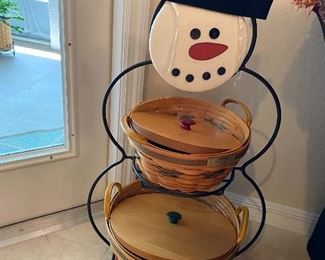 All her Longaberger baskets are very nice ones and in excellent condition. You would not believe how much she paid for them and you can get them at a fraction of the cost !