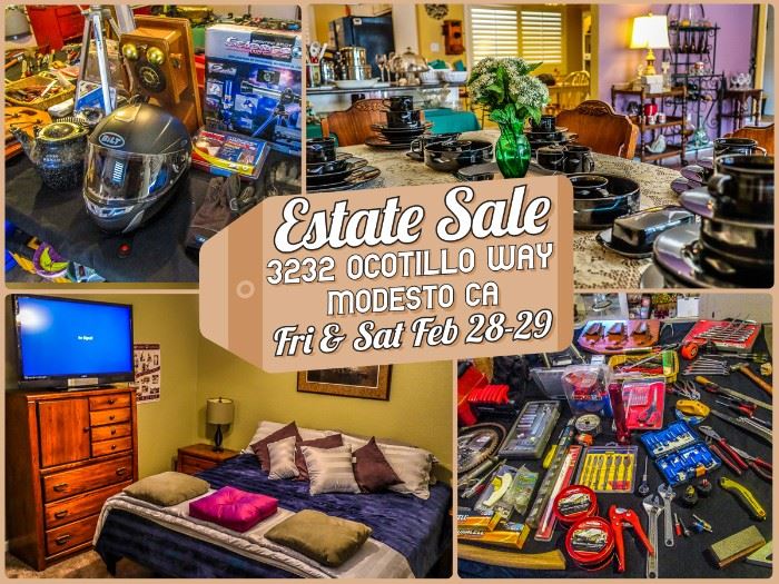 Estate Sale by Treasures to Find in Modesto, CA starts on 2/28/2020