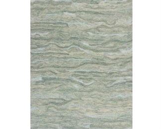 8.5'X11.5' Highland Dunes Hand-Tufted Seafoam Area Rug