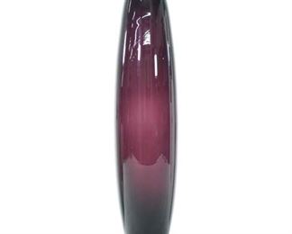 Tall Purple Glass Vase