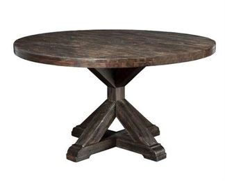 Gracie Oaks Magida Acacia Wood Solid Wood Dining Table