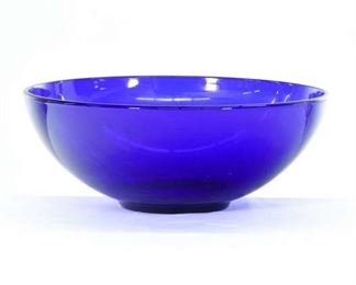 Vintage Cobalt Glass Bowl