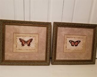 Butterfly Prints 19"W x 17"H