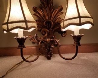 Wall Sconce, Plugs into existing electrical outlet