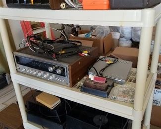 Vintage stereo equipment