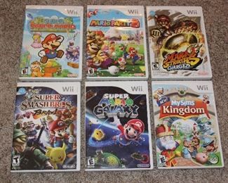 Wii games and console