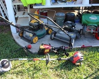Mowers and yard tools