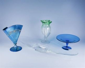 Assorted Frederick Carder Steuben American Art Glass