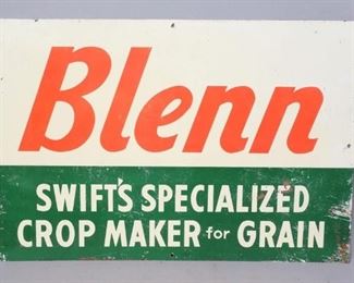 Blenn Plant Food Metal Sign