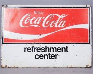 CocaCola Metal Sign