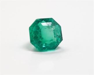 1.95ct Columbian Emerald Octagonal Step Cut