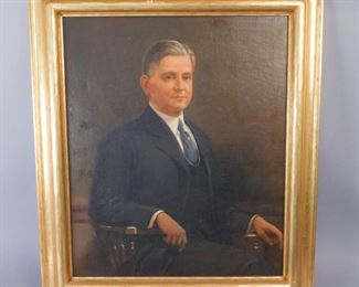Signed DC Lithgow Portrait of Robert Chalmers