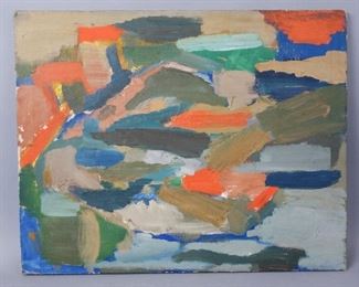 Oil Painting in Manner of WM. de Kooning