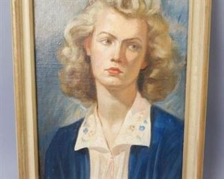 Frank von der Lancken Painting Portrait