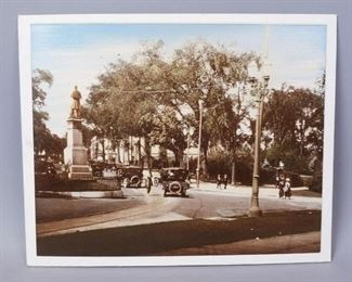 George Bolster Hand Colored 1871 Saratoga Broadway