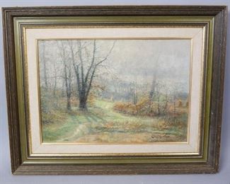 Conn Baker Signed Landscape