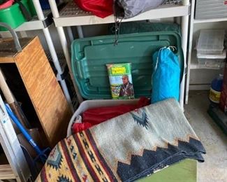 Camping Equipment and Storage