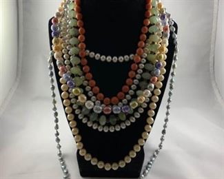 Pearls, Coral, and Stone