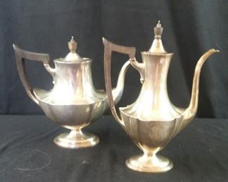 Sterling Coffee and Tea Pots