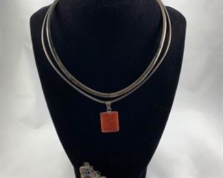 Sterling Sliders with Pendants