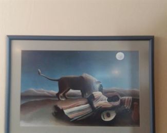 The Sleeping Gypsy by Rousseau