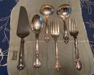 Variety of Large Sterling Serving Utensils