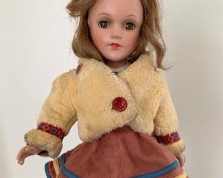 Sonja Henie ice skater doll