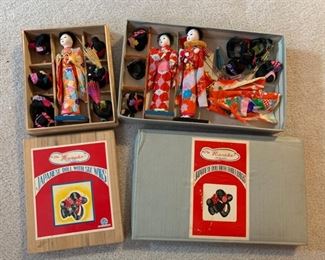 $60--Hanako dolls, Japanese dolls