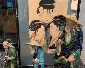 set of Chinese mud men