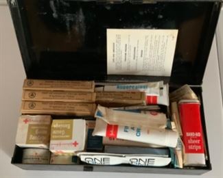 Vintage first aid kit