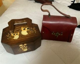 More than 50 vintage handbags, purses, wallets