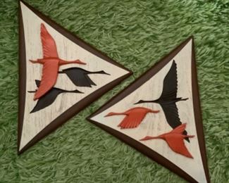 $45. Mid Century Burwood geese wall art. Https://www.moxieestates.com